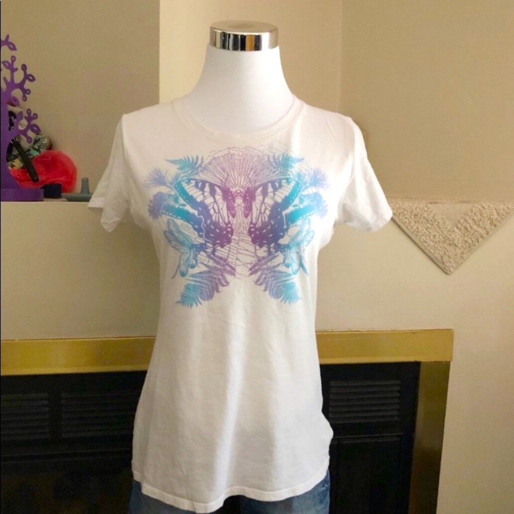 Columbia sz M Butterfly Graphic T-Shirt